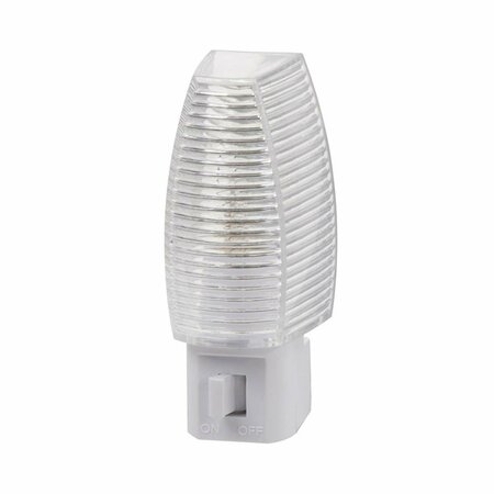 TOOL TIME Faceted Incandescent Night Light, White TO3307852